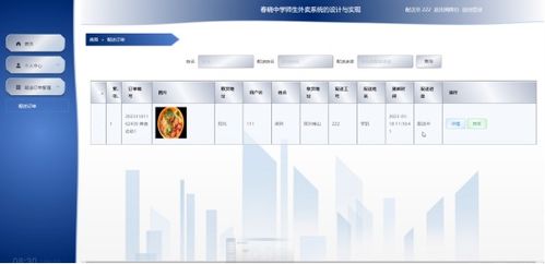 春曉中學(xué)師生外賣系統(tǒng)的設(shè)計與實現(xiàn)